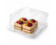 Упаковка для торта прозрачная, 120х100х60 мм