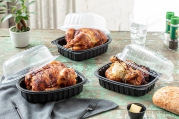 пластиковий контейнер для їжі, контейнер для доставки їжі, упаковка для курки гриль, контейнер для take away, контейнер pp харчовий, контейнер для закладів харчування